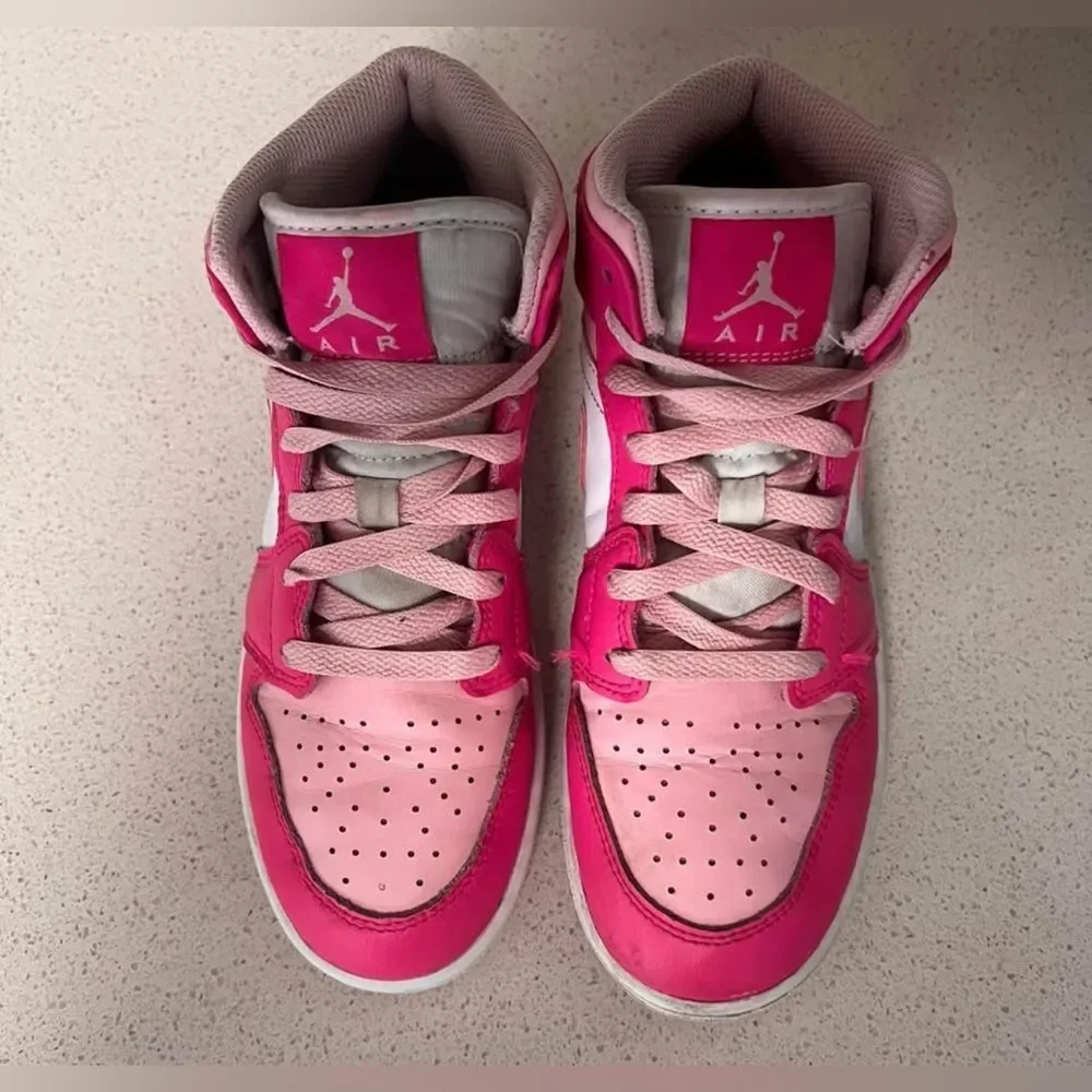 Nike Jordan 1 Mid Pink Barbie Youth
